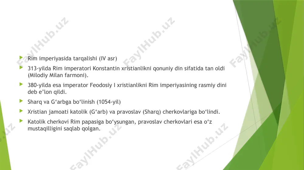xristianlik tarixi - Page 4