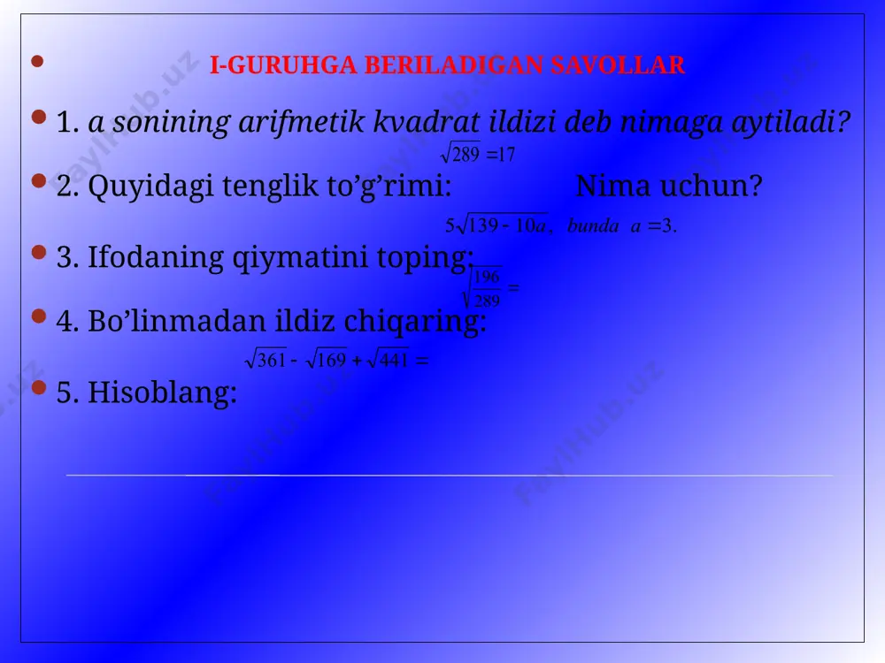matematika darslarida didaktik o’yinli texnologiyalardan foydalanish - Page 5