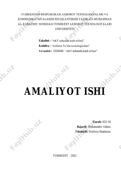 diamond k.t tavsifi va qo’llanilishi — PDF