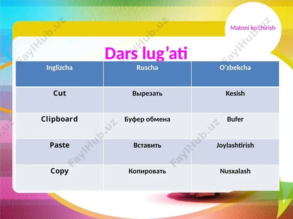 dars lug’ati - Page 3