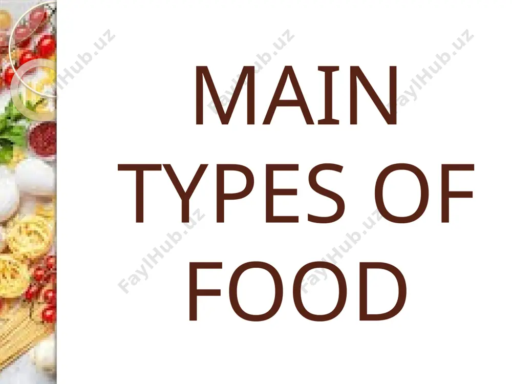 types of food - Page 5