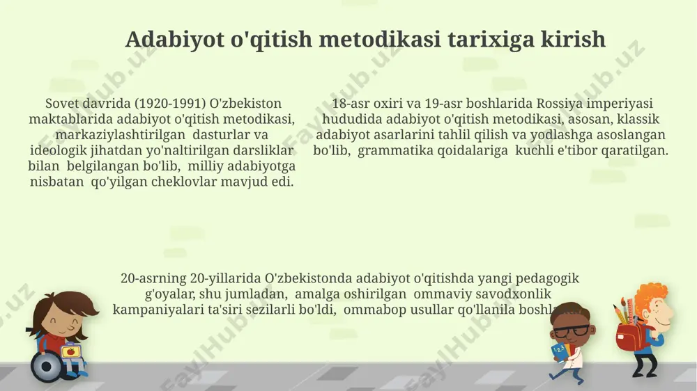 adabiyot oqitish metodikasi tarixi va shakllanishi - Page 5