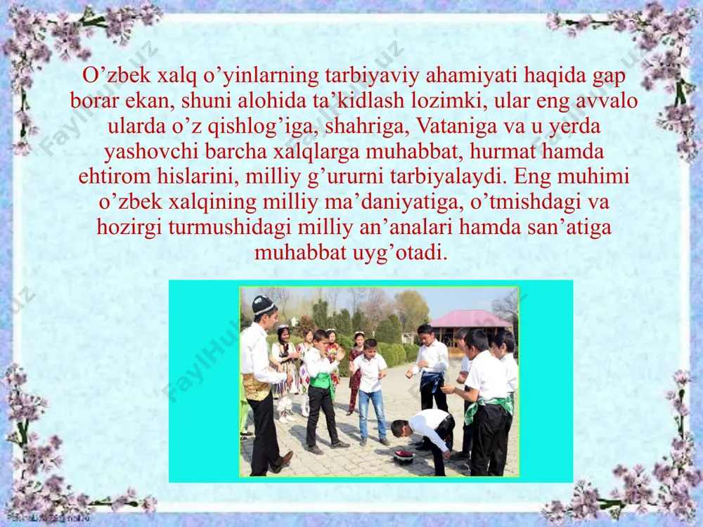 sh. xalq milliy o`yinlari mazmunida ma’naviyat masalalari. t., 1995. 9-bet. ahmatov m. «o`zbekiston respublikasining sport muassasalari, inshootlari va boshqa jismoniy tarbiya va sport ob’ektlarining xarakteristikasi» ma’lumotlar bazasi, o`zbekiston respublikasi davlat patent idorasi 5 (43), 2003, 182-bet. ahmatov m. ommaviy sport musobaqalarida boshqaruv tizimi va uni takomillashtirish. «iqtisod va ta’lim». 2003 yil, № 1, 60-69-b. image2.png image3.jpeg image4.jpeg image5.jpeg image6.jpeg image7.jpeg image8.jpeg image9.jpeg image10.jpeg image11.jpeg image12.jpeg image13.jpeg image14.png image15.jpeg image1.jpeg