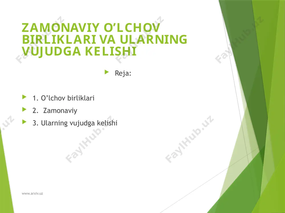 12 x 3,14 = 4,4483 g bo'lgan. iroqda bir misqol =4,46 g bo'lgan. eronda 14-asrda 1 misqol 4,3 g ga,18 asrda 4,613 g ga, 1890 yildan keyin esa 4,639 g ga teng bo'lgan; lekin amalda 16 -asrdan boshlab misqolning 4,6 g li qiymati ko’proq qo'llanilgan. qipchoqda 14-asrda 1 misqol = 4,41 g bo'lgan, lekin amalda og’irligi 4,46 g bo'lgan misqol ishlatilgan. hindistonda 1 misqol = 4,583 g (kalkutta shahrida 1 misqol = 4,415 g) bo'lgan. shimoliy afrikada 1 misqol = 4,72 g, sharqiy afrika (mozambik)da 1 misqol = 4,41 g bo'lgan. www.arxiv.uz 706-yilda amudaryo tomon kelgan qutayba boshliq arablar mafialliy aholining boyligiga hayratga qoldi. ular juda katta o'ljaga – oltin idishlar, haykalcha va boshqa buyumlarga ega bo'ldi. eritilgan tilloning o'zi 150 ming misqolga teng kelgan. taxmin qilishlaricha, qutayba xazinadagi barcha tillo buyumlarni bir joyga yig'ib eritishni buyurgan. bundan 50 ming misqol oltin hosil bo'lgan ekan. www.arxiv.uz qadoq – og'irlik o'lchov …