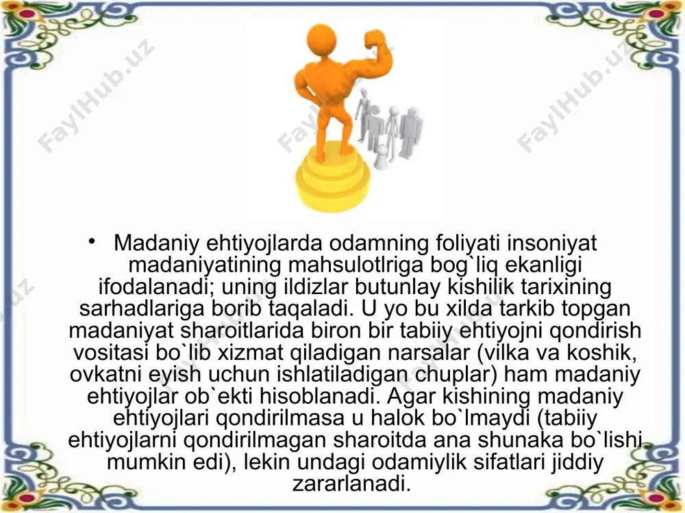 ehtiyoj va ularning turlari - Page 4