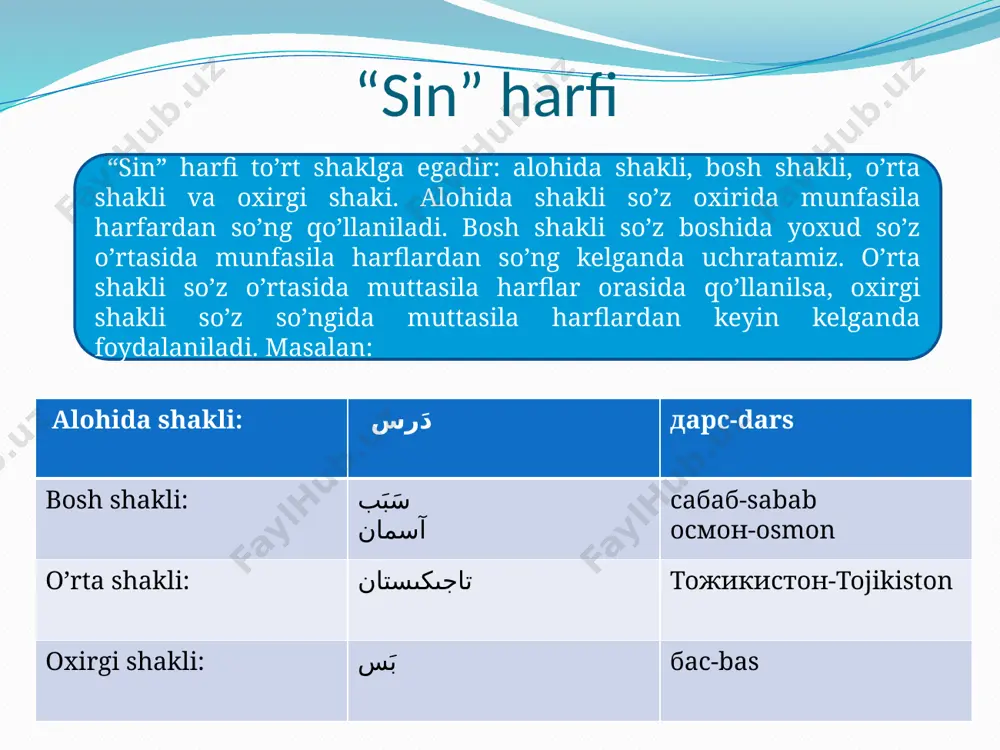 fors tili haqida slayd - Page 5