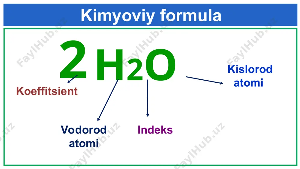 kimyoviy formula va undan kelib chiqadigan xulosalar - Page 4
