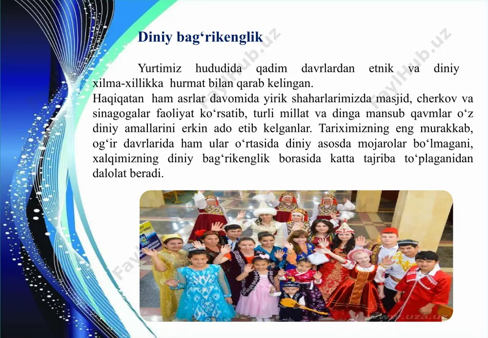 diniy bag‘rikenglik, tolerantlik — xalqlar do‘stligining muhim poydevori - Page 4