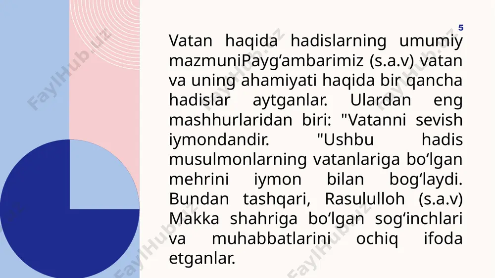 vatan to’g’risida hadis - Page 5