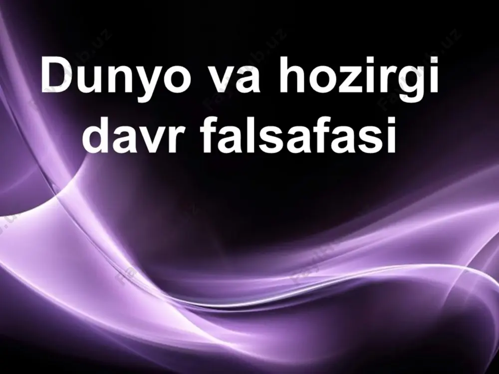xtatib qo’yish g’oyasini ham ilgari suradilar. umuman olganda, xx asr falsafasida bir-biriga muqobil bo’lgan yo’nalishlar rasionalizm va irrasionalizm, antropolokizm va naturalizm, ssiyentizm va antissiyentizm, materializm va idealizm o’z o’rniga ega bo’lmoqda. hozirgi zamon falsafasi xx asr oxiri xxi asr boshi yangicha falsafiy tafakkurga asos solgan olimlar orasida ko’pchilik nemis olimi artur shopenkauer (1788 — 1860) qarashlarini tilga oladi. shopenkauer olamdagi barcha mavjud narsalarni irodaning namoyon bo’lishi, irodani esa ongsiz ko’r-ko’rona intilish tarzida tushunadi. mahluqotlarning instinktlari, xatti-harakatlari — irodaning namoyon bo’lishidir. inson faoliyati ham aqldan begona bo’lgan irodaning natijasidir. shuning uchun inson mohiyati irrosional asosga ega. aql esa tasodifiydir. inson hayoti doimo aylanib turgan iroda qildiragiga bog’liqdir. hozirgi zamon falsafasi shopenkauer ta’limotini davom ettirgan nemis faylasufi fridrix nisshe (1844-1900) fikricha, «borliqning eng chuqur mohiyati hjokimiyatga erishish uchun bo’lgan irodadir.» nisshe inson borlikida mahluqlik va xoliqlikni birlashib ketganini asoslab berishga harakat qildi. uning diyorimizda bundan ikki yarim ming yil muqaddam shakllangan zardushtiylik …