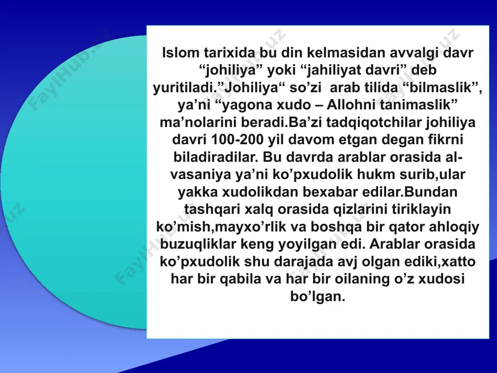 islomdiniga e’tiqod qiluvchi mamakatlarning dunyo xaritasi - Page 5