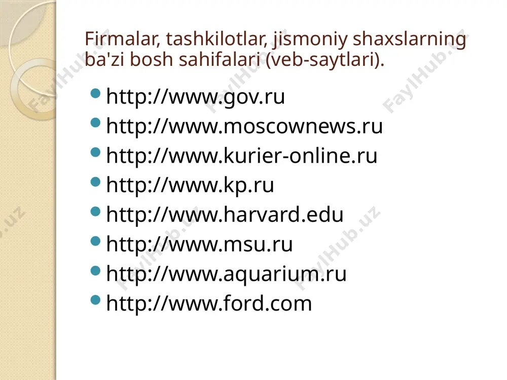 yozishishingiz mumkin. ammo bu har doim ham qulay emas. axir, pochta - bu pochta. siz o'ylashingiz, xat yozishingiz, yuborishingiz, javobni kutishingiz kerak. shu nuqtai nazardan, suhbat qulayroq - bu jonli muloqotga taqlid qilishdir. yozdi va darhol javob oldi. shu sababli, odamlar real vaqt rejimida muloqot qilish imkoniyatiga ega bo'lish uchun bir vaqtning o'zida bir xil chatga kirishga rozi bo'lishadi. ammo endi bu ahamiyatli emas. odamlar suhbatlar o'rnini bosadigan dasturlardan faol foydalanadilar: skype (skype), icq (icq), mail.ru-agent va boshqalar. bu ancha qulayroq. ammo hali ham chat xonalarida muloqot qiladigan odamlar bor. asosan, bu yoshlar, ko'pincha 14-17 yoshli, bo'sh vaqtlari ko'p bo'lgan va umuman nima qilishni bilmaydigan yoshlardir. ular suhbat xonalariga boradilar, u erda bir xil zerikkan yigit va qizlar bilan tanishadilar - va vaqt juda tez o’tadi. chatda to’g’ri muloqat qoidasi shunday qilib, suhbat uchun hech qanday qoidalar yo'q. siz ko'nikishingiz kerak bo'lgan yagona narsa - chat xonalarida va umuman butun …