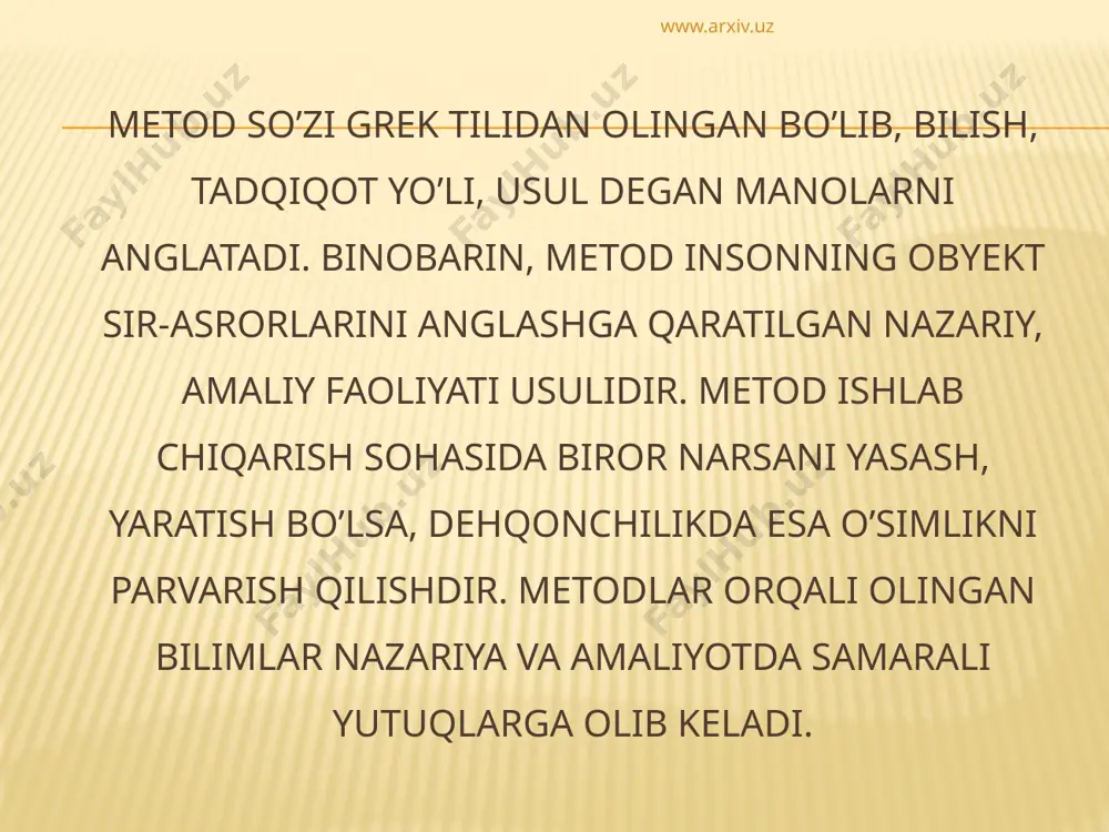 metodologiya - uslublar haqidagi fan - Page 4