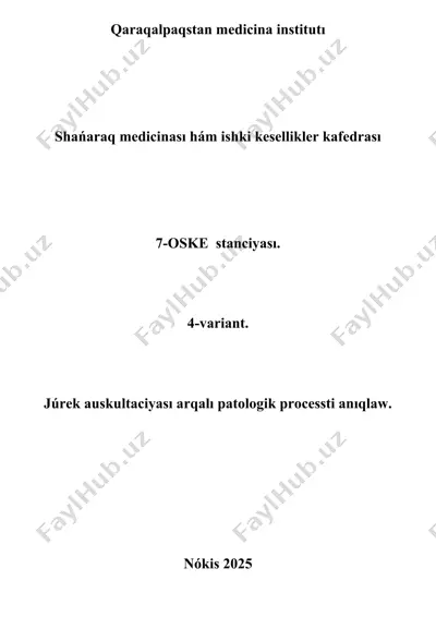 qaraqalpaqstan medicina institutı — DOCX