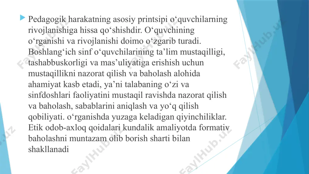 ota-onalarga ta’lim standartlarni qanoatlantirish uchun foydalaniladigan materiallarning, o‘quv dasturlariga muvofiqligini baholashga imkon beruvchi mustaqil mezon sifatida foydalaniladi baholash uning mohiyatidan kelib chiqib 2 xil shaklda o‘tkazilishi mumkin: etiboringiz uchun rahmat. /docprops/thumbnail.jpeg