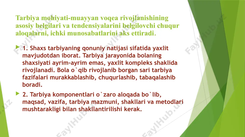 tarbiyafanining maqsadlari va vazifalari - Page 5