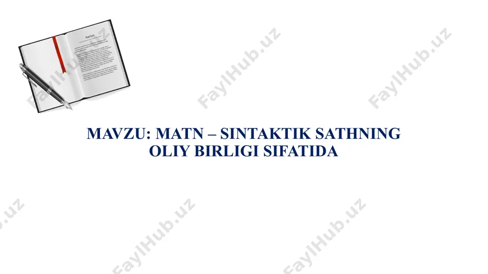 na bo‘lmasa, — dedi kumush. otabekning ikkinchi yuzini ham silagandek qilib qo‘ydi. yana kulimsirashib, termulishib qoldilar... — biravning g‘amida kuyib qaridim, — dedi kumush. — bekor aytasiz... meni aytsangiz to‘g‘ri. — siznimi? — dedi kumush. tavsifiy (monologik) matn so‘zlovchi yoki yozuvchi tomonidan bayon etilgan voqea-hodisa, narsa yoki shaxs tasviri, tavsifi yoxud xabar, ma’lumot bayonidir. maqola, insho ham tavsifiy matnning bir turi sanaladi. ma’lum voqea-hodisalarga, narsa va shaxslarga oid fikr-mulohaza bildirish, ularni badiiy-tasviriy vositalar yoki dalillar bilan ta’riflash, izohlash, isbotlash, asoslash tavsifiy matnga xos xususiyatlardandir. shuning uchun bunday matnda belgi-xususiyat ifodalovchi so‘zlar, atamalar, modal so‘zlar, fe’lning funksional shakllari, ravishlar faol qo‘llanadi. tavsifiy matn yaratishda uyushiq bo‘laklar, ajratilgan gap bo‘laklari, atov gaplar, qo‘shma gap ko‘- rinishlaridan ham keng foydalaniladi. tavsifiy matn ilmiy, publitsistik, rasmiy-idoraviy, shuningdek, badiiy uslubga xosdir. matnni qisqartirish quyidagi yo‘llar bilan amalga oshiriladi: — matnning asosiy fikrini ifodalovchi gaplarni ajrata olish; — gaplardagi uyushiq va ajratilgan bo‘laklarni, kiritma va ilova …