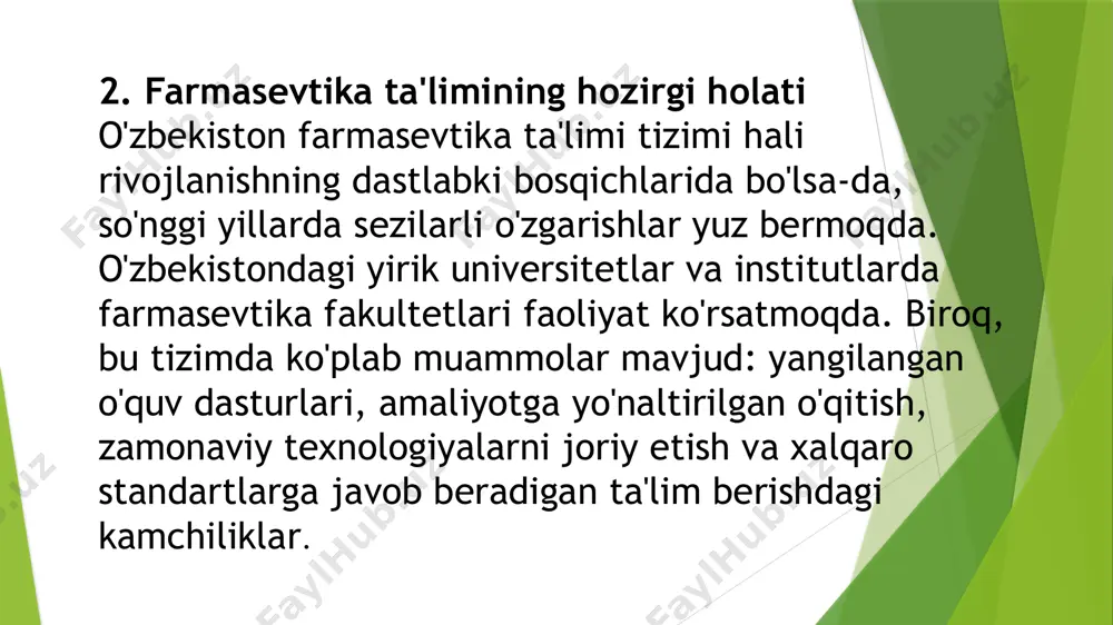 farmasevtika ta'limini rivojlantirish - Page 4