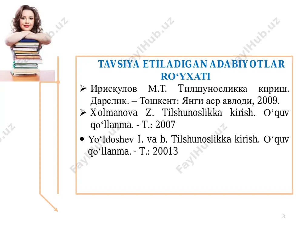 qayrag‘och (qora yog‘och), odamovi (odam yovi). qo‘shimchalar soddalanishi -dosh shakli fe’l yasovchi -da (tarixiy) (-la) va ot yasovchi -sh qo‘shimchalarining birikuvidan (da-sh, dosh) hosil bo‘lgan. –niki qo‘shimchasi tarixan -ning va –ki qo‘shimchalaridan iborat bo‘lgan. -yap qo‘shimchasi aslida yot ko‘makchi fe’lining ravishdosh shaklidan kelib chiq- qan: o‘qib yotibdi – yotib//-yatip || yap. affiksal pleonazm  plеоnаzm – yunоnchа «pleonasmos – оrtiqchаlik» mа’nоsini ifоdаlаydi. bir so‘zdа mа’nоlаri bir хil yoki yaqin bo‘lgаn аffikslаrning tаkrоrlаnishi аffiksаl plеоnаzm (qo‘sh qo‘llanish) dеyilаdi.  masalan: bir+i+si, yarm+i+si, kichik+kina+gina, ayt+ingiz+lar.  pleonazm:  a) yonma-yon holatda: singl+i+si, un+i+si;  b) distant holatda: ish+da+lig+im+da. pleonazm hosil bo‘lish omillari 20 pleonazm 1. bir tilda yuzaga keladi: shun+i+si, (romanning) so‘zboshisi. 2.turli tillar doirasida yuzaga keladi: axborot+lar, ulamo+lar ◦so‘z yasalishi ◦(derivatsiya) yasama so‘zlar lisоniy gulchi, aqlli, ishla kitоbchi, selfichi nutqiy yasovchi asos shakllari yasama so‘z: temirchi+lik, sanoq+siz qo‘shma so‘z: belbog‘+li, oliyjanob+lik juft so‘z: baxt-saodat+li, katta-kichik+lik takroriy so‘z: qahqah+a, sharshar+a tub so‘z: …