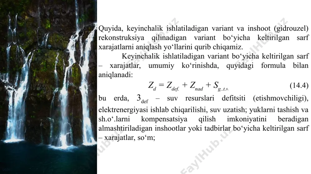 gidrotexnika inshootlarini rekonstruksiya qilishni texnik – iqtisodiy asoslash - Page 4