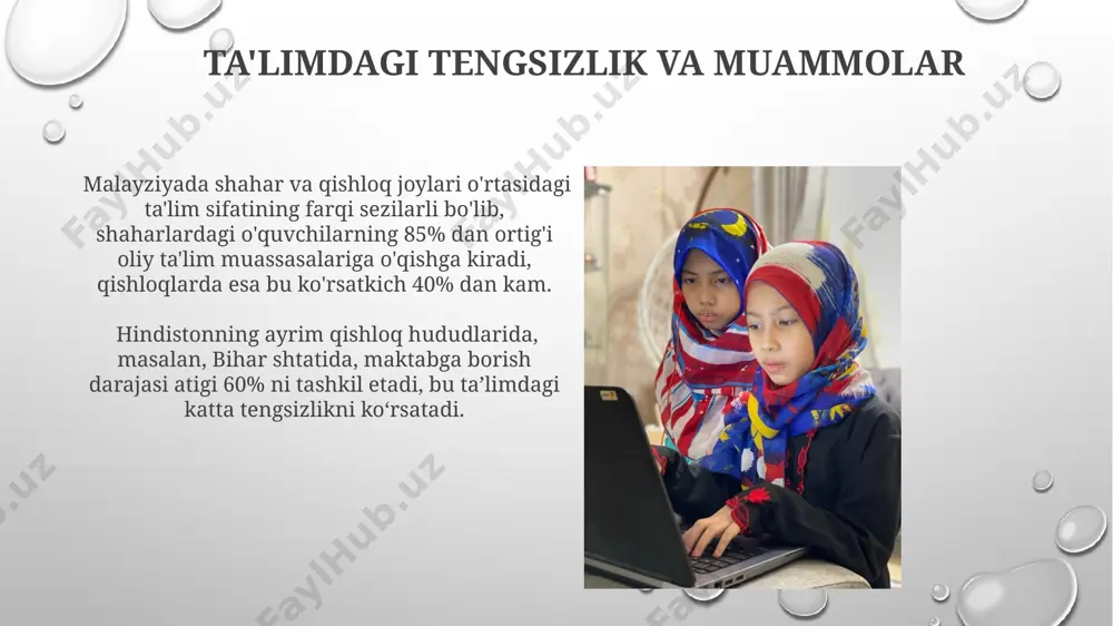 hindiston, malayziya va indoneziyada ta'lim taraqqiyoti - Page 5