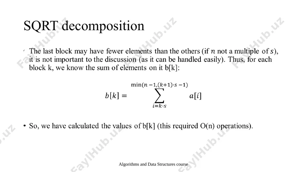 sqrt decomposition - Page 4