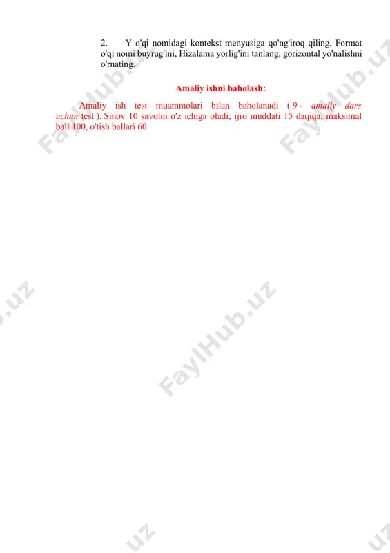 ms excel asosiy ishlar - Page 3
