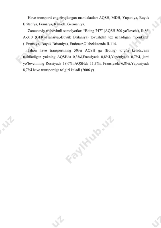 ishlardan so’ng horijiy yevropa siyosiy xaritasida 8ta suveren davlat paydo bo’ldi.(mdh bundan mustasno). horijiy yevropada davlat tuzumiga ko’ra respublikalar ham (polsha,fransiya,gresiya), monarxiyalar ham (buyuk britaniya,belgiya,daniya), federativ (avstriya,shveysariya) davlatlar ham bor. horijiy yevropada sanoatning rivojlanishiga imkon beruvchi tabiiy sharoit va resurslar ko’p jihatdan foydali qazilmalar bilan bog’liq.yirik foydali qazilmalar quyidagi havzalarda to’plangan: toshko’mir rur (gfr) va yuqori sileziyada (polьsha), neft-gaz shimoliy dengiz havzasida, temir lotaringiya (fransiya) va karuna (shvesiya)da. foydali qazilma turlarining ayrim mamlakatlarda to’la emasligi hududning tektonik tuzilishi bilan bog’liq. horijiy yevropaning gidroenergetika resurslari asosan alp, dinara va skandinaviya tog’lari joylashgan hududlarga to’g’ri keladi.masalan: norvegiya. horijiy yevropada bir qator harbiy,siyosiy-iqtisodiy blok va tashkilotlar mavjud: nato-shimoliy atlantika harbiy tashkiloti.1949 yil tuzilgan harbiy-siyosiy blok.shtab kvartirasi bryusselda, 15 mamlakat a’zo.19ta. varshava shartnomasi-harbiy-siyosiy tashkilot.1955 yil 14 mayda tuzilgan.7mamlakat a’zo.1990 yil tarqatib yuborildi. yevropa iqtisodiy hamkorligi yoki “umumiy bozor” siyosiy-iqtisodiy tashkilot.1957 yil 27 martda rimda tuzilgan.eihga dastlab 6 mamlakat a’zo bo’lgan.hozirda ularning soni 27ta.1972 yil …