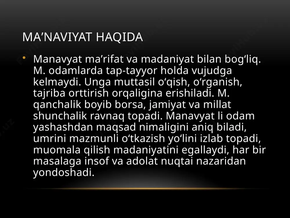 bilimli inson ma’navyati kamolt omili - Page 5