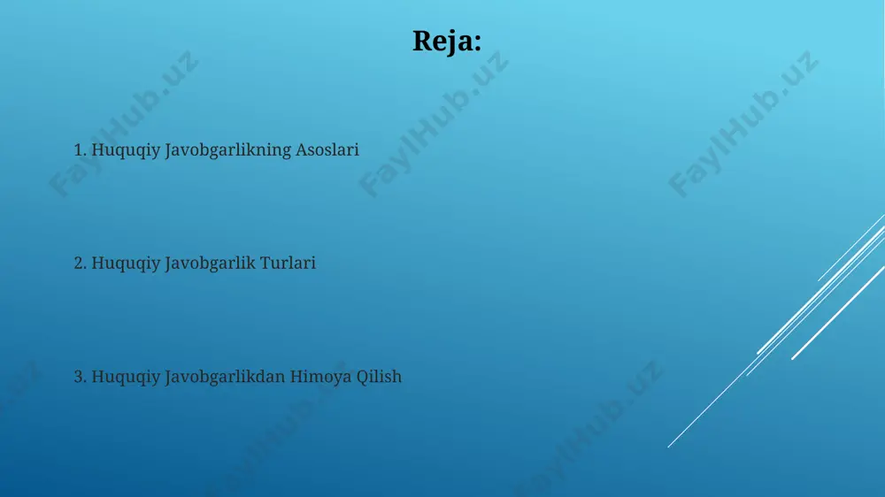 davlatlarning hududiy yaxlitligi buzilgan taqdirda, masalan, 1990-yillardagi yugoslaviya voqealarida bo'lgani kabi, bmt xavfsizlik kengashi tomonidan 7-bobdagi choralar ko'rilishi mumkin va bu javobgarlik masalasini ko'tarishi mumkin. 1948-yilgi jinoyatlar to'g'risidagi konvensiyasi genotsid jinoyatini sodir etgan shaxslarning universal yurisdiksiyasini belgilaydi, ya'ni dunyoning istalgan nuqtasida ushlanib, jazolanishi mumkinligini bildiradi. javobgarlikning shartlari huquqiy javobgarlikni belgilashda, 5 yil muddatga ega bo'lgan davlat organining qarori, aniq huquqbuzarlik va uning oqibatlari o'rtasidagi sababiy bog'liqlikni isbotlashni talab qiladi, masalan, andijon viloyatida ro'y bergan voqea. javobgarlikni aniqlashda, 100.000 so'm miqdoridagi zararni qoplash bo'yicha sud qarori, ma'lum bir huquqiy me'yorning buzilishi va buzilish natijasida kelib chiqqan zarar miqdorini aniqlash kabi omillarni hisobga oladi, buxoro shahrida qabul qilingan. javobgarlik turlari jinoyat javobgarligi, o‘zbekiston jinoyat kodeksining 12-moddasiga muvofiq, 16 yoshdan katta shaxslarga nisbatan qo‘llaniladi va 5 yildan 20 yilgacha ozodlikdan mahrum qilish bilan jazolanishi mumkin. fuqarolik javobgarligi, o‘zbekiston respublikasi fuqarolik kodeksiga ko‘ra, zarar yetkazgan shaxs uni to‘liq qoplashga majbur, masalan, toshkent shahrida sodir …