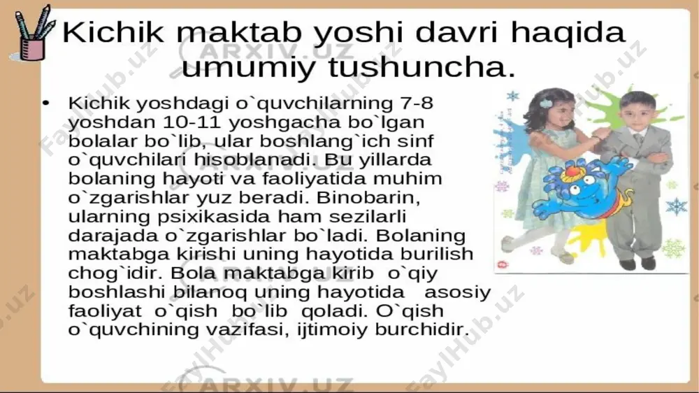 kichik maktab yoshi davrida psixik rivojlanish xususiyatlari. - Page 3