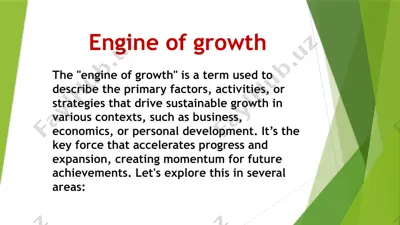 engine of growth — PPTX