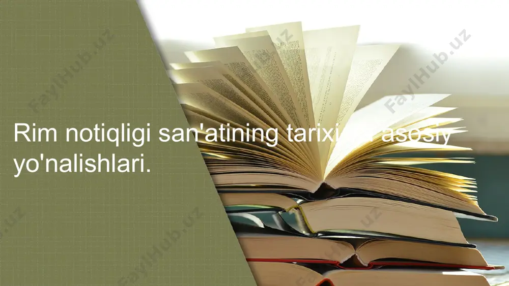 tilgan. kvintilian rimdagi notiqlik maktabining asoschisi hisoblanadi. ungacha notiqlik bilimini berish xususiy maktablarda amalga oshirilgan. sharqda, jumladan, movarounnahrda badiiy, ilmiy ijod- ning taraqqiyoti bilan, shuningdek, va'zxonlik, “qur'on” ni targ'ib qilish, beruniy, abu nasr forobiy, ibn sino, abu abdulloh al-xorazmiy, mahmud koshg'ariy, abo'lqosim zamaxshariy, abu ya'qub sakkokiy, alisher navoiy kabi buyuk allomalar tilga, lug'atga, grammatika va mantiqshunoslikka bag'ishlangan asarlar yozdilar yoki boshqa sohalarga doir asarlarida bu mavzuga aloqador fikrlar bildirdilar. kirish 5 buyuk qomusiy olim abu rayhon beruniy o'zining “geodeziya” asarining kirish qismida fanlarning paydo bo'lishi va tarmoqlanib ko'payishi haqida so'z yuritib, har bir fanning inson hayotidagi zaruriy ehtiyojlar talabi bilan yuzaga kelishini aytadi. uningcha, grammatika, aro'z va mantiq fanlari ham shu ehtiyojlarning hosilasidir. inson nutqi o'z to'zilishi, materialiga ko'ra, rostni ham, yolg'onni ham ifodalashi mum-kin. bu ko'plab munozaralarga sabab bo'ladi. inson bu munozaralar jarayonida rostni yolg'ondan ajratadigan “mezon”ni yaratadi. bu mantiq fani edi. mantiqning qiyosi (sillogizmi) rostni yolg'ondan ajratish vositasi …