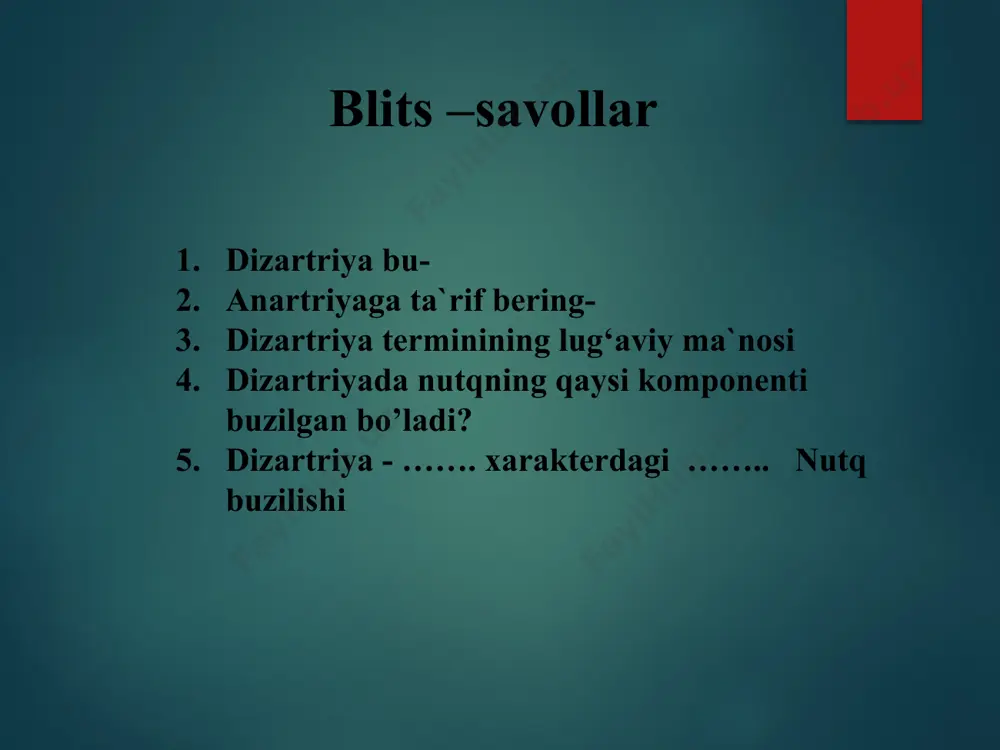 dizartriya shakllari - Page 2