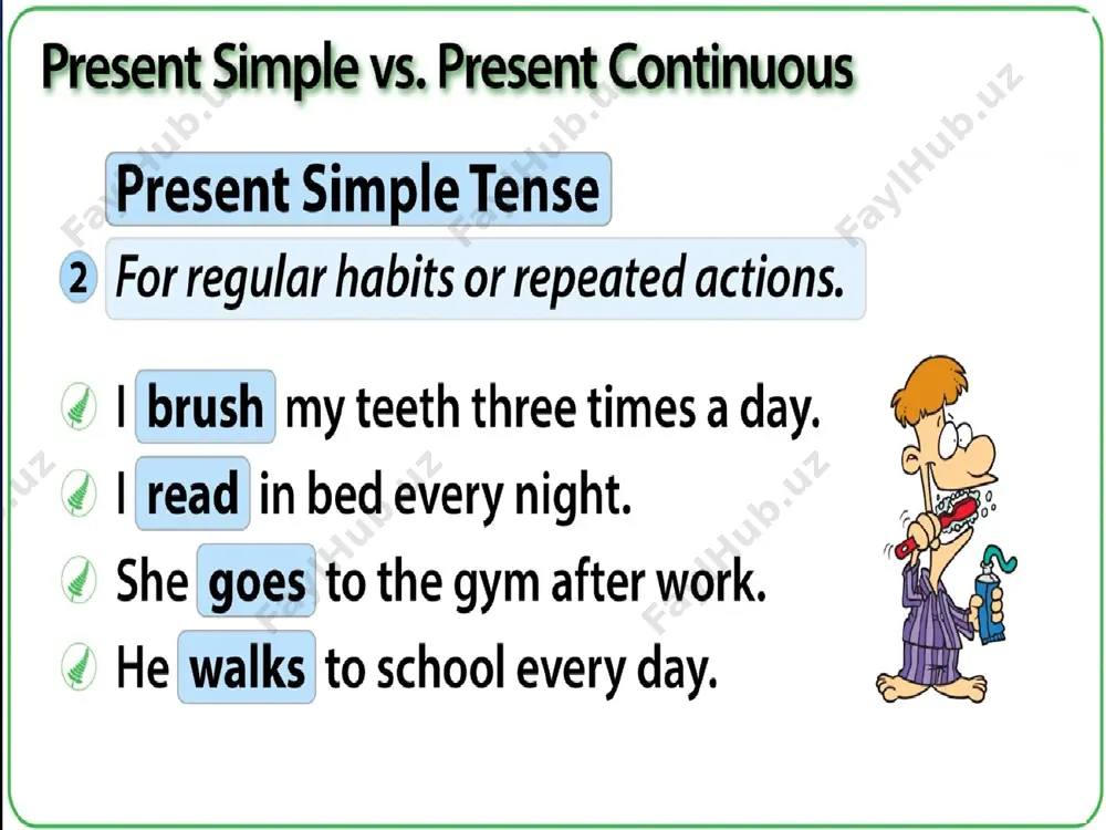 present simple vs. present continuous - Page 5