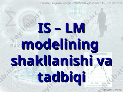 is - lm modeli — PPT