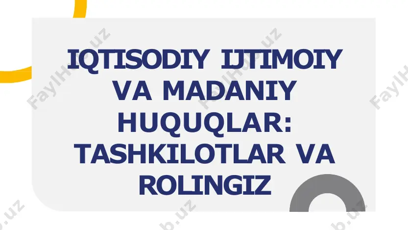 qarorligini himoya qilish, ijtimoiy adolat va insonga qarshi kurashishni ta'minlash uchun tuzilgan tizim. bu soha insonlarning huquqlarini himoya qilish va insonga qarshi kurashishni rag'batlantiradi. madaniy tashkilotlar va tarixiy miras - bu ijtimoiy muammoni hal qilish, insonlarning ma'rifiy va madaniy taraqqiyotini rag'batlantirish, tarixiy mirasni himoya qilish uchun faoliyat yuritadigan tashkilotlar. ularning vazifalari insonlarning ma'naviyatini boyitish va huquqlarini himoya qilish. madaniy tashkilotlar va tarixiy miras iqtisodiy ijtimoiy va madaniy huquqlar: tashkilotlar va rolingiz iqtisodiy ijtimoiy va madaniy huquqlar - bu insonlarning moliyaviy va ijtimoiy muammolari hal qilish, ma'rifiy va madaniy taraqqiyotini rag'batlantirish, ijtimoiy barqarorlikni ta'minlash va taraqqiyotni rag'batlantirish uchun tuzilgan tashkilotlar. sizning rolingiz insonlarning huquqlarini himoya qilish va taraqqiyotini rag'batlantirishda juda muhim. iqtisodiy ijtimoiy va madaniy huquqlar: tashkilotlar va rolingiz iqtisodiy ijtimoiy va madaniy huquqlar - bu insonlarning moliyaviy va ijtimoiy muammolari hal qilish, ma'rifiy va madaniy taraqqiyotini rag'batlantirish, ijtimoiy barqarorlikni ta'minlash va taraqqiyotni rag'batlantirish uchun tuzilgan tashkilotlar. sizning rolingiz insonlarning huquqlarini …