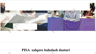 pisa (programme for international student assessment) — PPTX