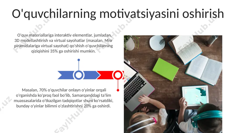 o‘zlashtirish ko‘rsatkichlarini oshirishga yordam beradi. kelajakdagi masofaviy ta’limda 5g tarmoqlari orqali 3d modellashtirish va virtual reallik texnologiyalarining qo‘llanilishi, dunyoning istalgan nuqtasidan 1000 dan ortiq o‘quvchiga real vaqtda yuqori sifatli ta’lim berish imkonini beradi. kelajakdagi istiqbollar va yangi texnologiyalar masofaviy ta'limda individual yondashuv masofaviy ta'limda 100 dan ziyod talaba bilan ishlashda individual yondashuvni ta'minlash uchun o'qituvchilar farg'ona viloyatida o'z-o'zini rivojlantirish kurslarida onlayn forumlar, video qo'llanmalar va shaxsiy maslahatlar kabi 7 xil uslublardan foydalanishni o'rgandilar. masofaviy ta'limda 20 dan ortiq o'quvchiga individual yondashuvni ta'minlash uchun shaxsiylashtirilgan o'quv rejalari va 5 tadan ko'p elektron resurslardan foydalanish samarqanddagi ta'lim muassasalarida samarali natijalar berdi. o'qituvchilarning malakasini oshirish o'qituvchilarning 70% dan ortig'i toshkent shahrida o'tkazilgan 5 kunlik onlayn kurslarda masofaviy o'qitish texnologiyalari bo'yicha malakasini oshirdi, bu esa ta'lim sifatini 15% ga yaxshilashga yordam berdi. masofaviy o'qitish samaradorligini oshirish uchun andijon shahridagi o'qituvchilarga interfaol o'yinlar va simulyatsiyalarni qo'llash bo'yicha 2 oylik maxsus dastur taklif etildi, natijada o'quvchilarning …