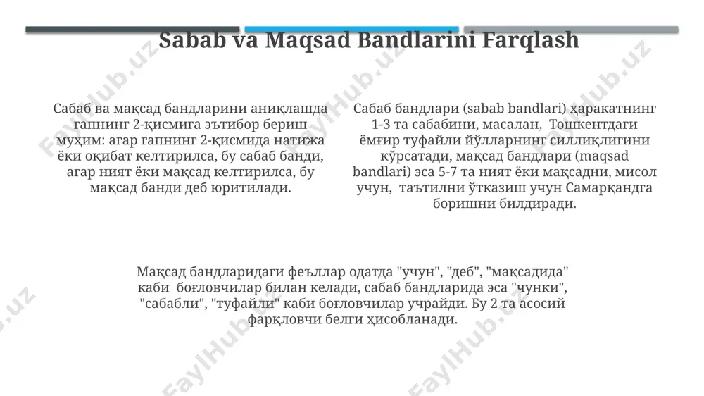 sabab va maqsad ravishlari - Page 4
