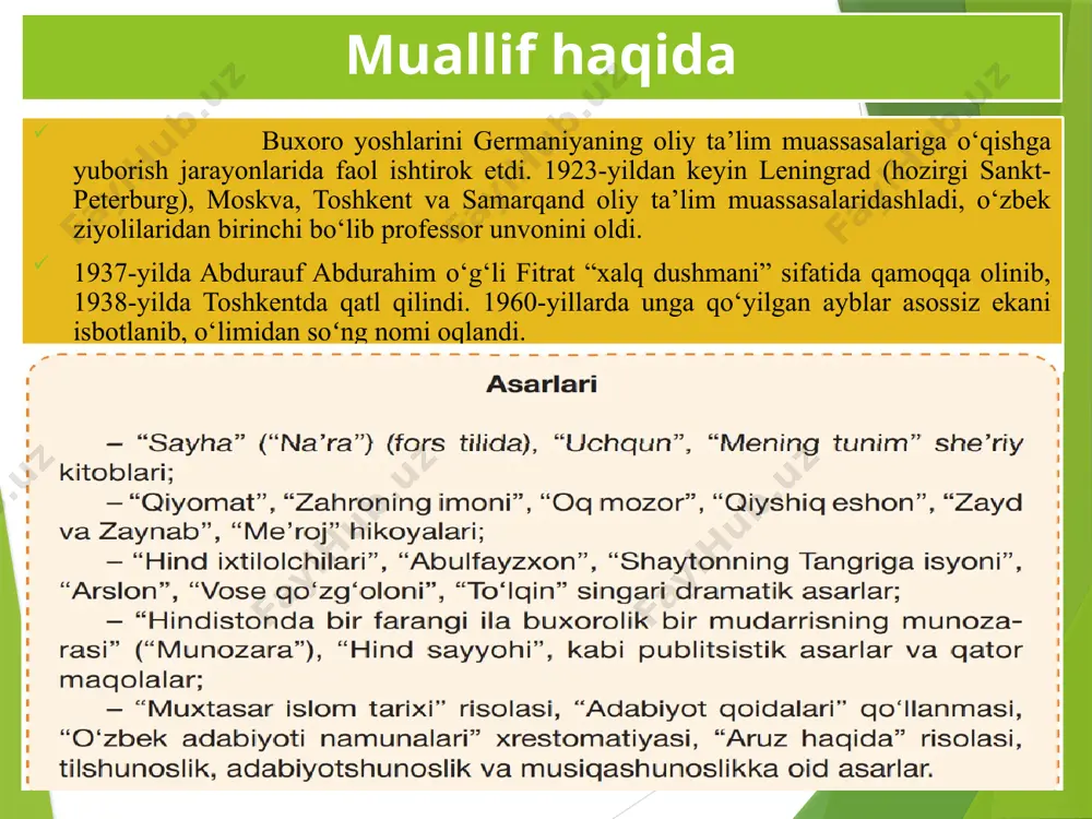 ng o‘rtasinda, kichkina kursichaning ustindag‘i shamdonchada yonib turg‘an shamning oydinlig‘i ostinda ulfat xo‘jasaroy, mir vafo ham qozi nizom taxta o‘ynab turalar. tashqarida cholinib turgan cholg‘ular birozdan keyin sekinlashar, soʻngra bitar. q o z i n i z o m. kisht! (bir dona surar.) m i r v a f o. e... otimiz ketdi-ku! u l f a t. podshohi olam eson bo‘lsalar, yana ot topilar. q o z i n i z o m. tangri xoqonimizg‘a esonliq bergay. u l f a t. omin (bir dona surar). m i r v a f o. shu kecha tushimda xoqonimizni ko‘rdim, bo‘z bir otg‘a mingan, qo‘llarinda qilich, yiroqlarg‘a qarab turg‘anlar edi. q o z i n i z o m. xudo xohlasa, yiroq yerlargacha borib, ko‘b o‘lkalarni olarlar. u l f a t. nafas muborak, omin. m i r v a f o. kisht! (bir dona surar.) q o z i n …