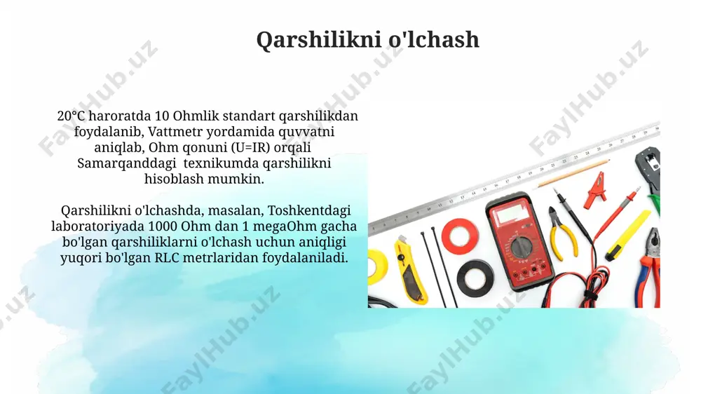 elektr asboblar va oʻlchashlar - Page 4