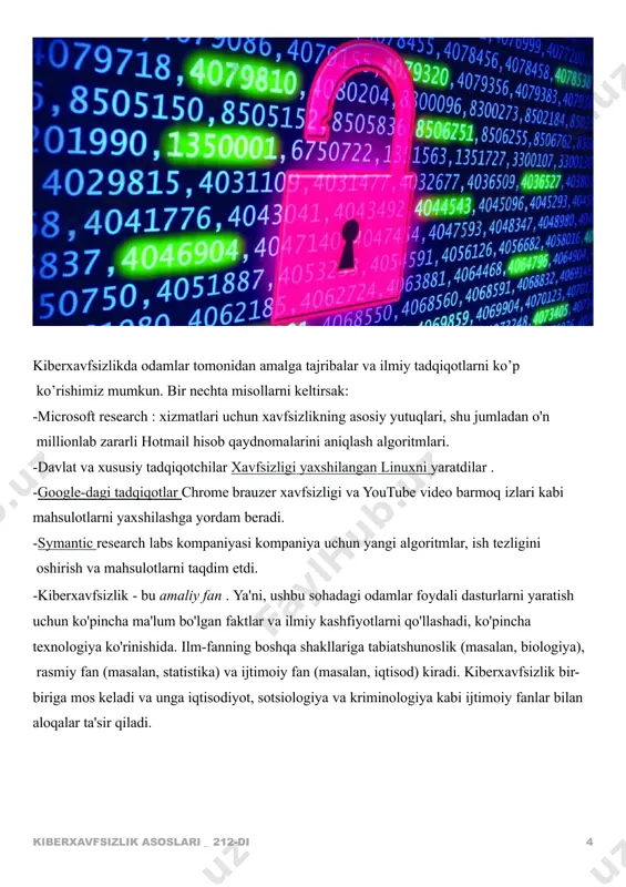 kiberxavfsizlik asoslari - Page 4