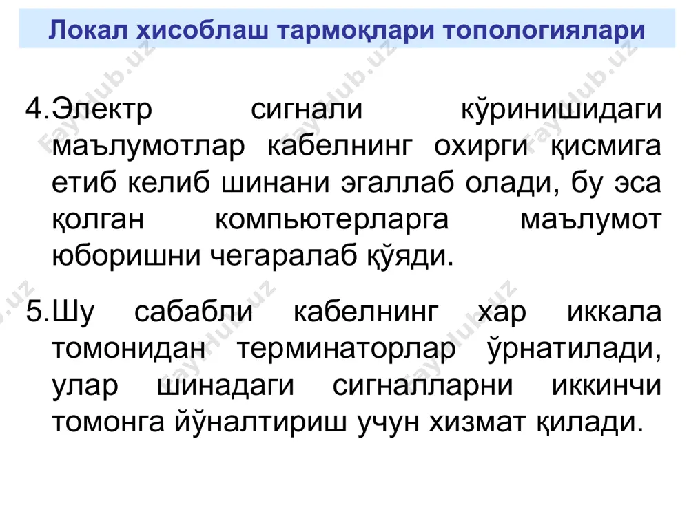lokal hisoblash tarmoqlari topologiyalari - Page 5