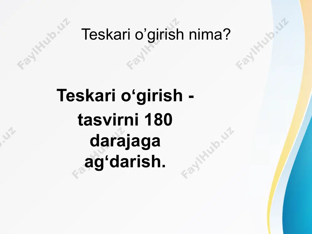 tasvirlarni aylantirish va teskari o‘girish - Page 4