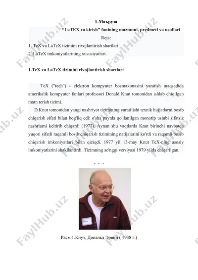 tex va latex — DOCX