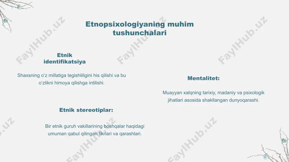 mustaqil ta’lim “sotsial psixologiya” (etnopsixologiya) - Page 5