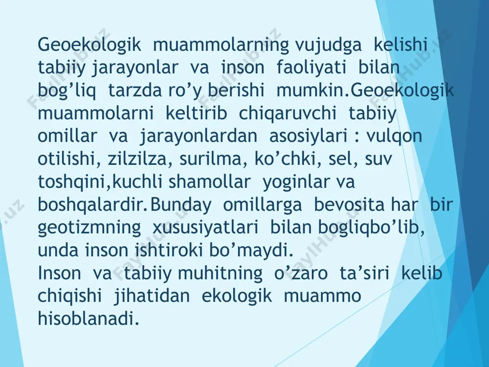 o'zbekistonning geoekologik muammolari - Page 3