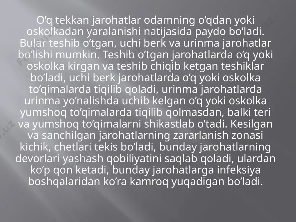 jarohatlanishlar modellari va unit tahlil qilish - Page 5