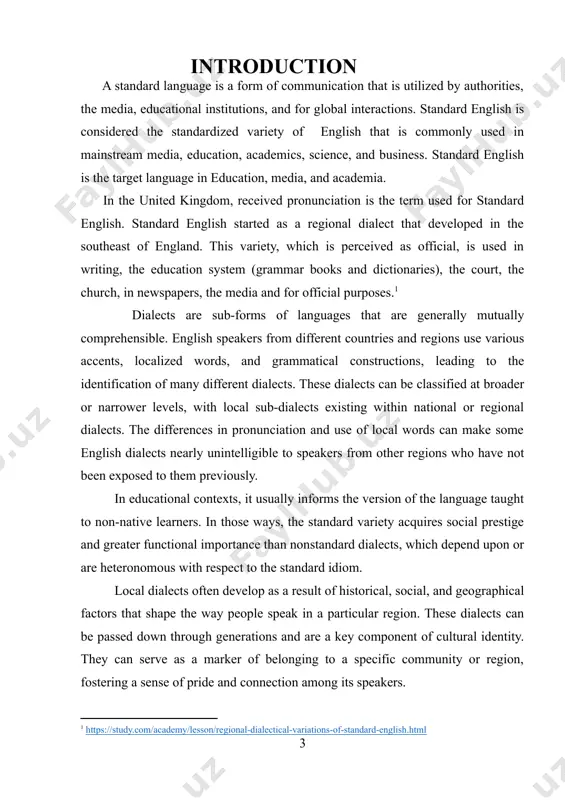 of english that is a widely recognised and accepted form of english. it is used in domains such as education, the media, and in official organisations (eg. in government). standard english is often used in situations where you need to be formal and polite, such as when you are speaking to your headteacher or sending an important email. standard english follows specific grammar rules (remember all of those spelling tests!) and that we use in exams. it is also the form that you are reading right now! people studying english as a foreign language are taught standard english. it is the form that is recognised by english speakers around the world and is used for international communication. standard english is not associated with a particular place and is a uniform form of language throughout the world. in the past, different scholars have meant different things by the phrase 'standard english', …